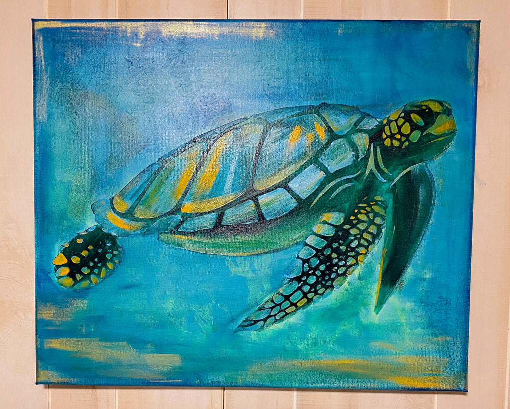 Private Turtle Canvas Painting Group. October 28th 1:00-4:00